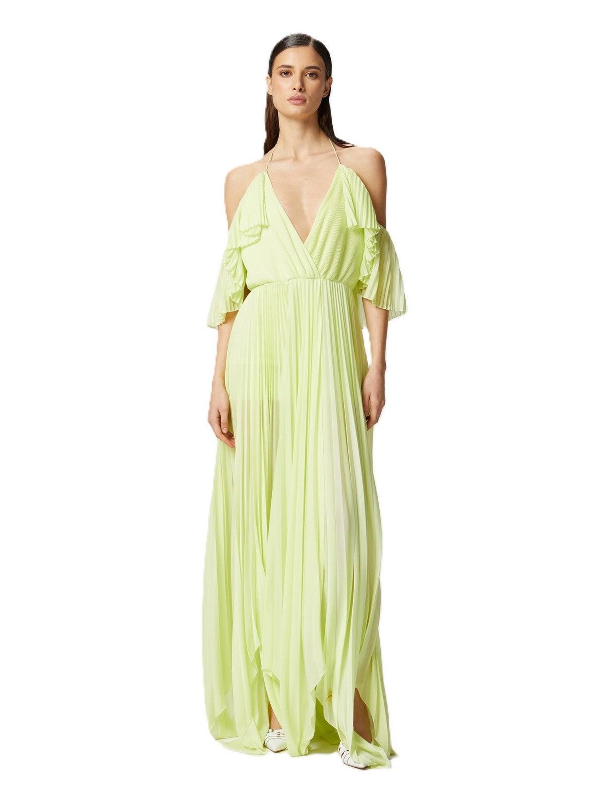 PINKO - Vestido de gala en verde