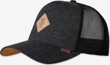 Cappello da baseball di DJINNS in nero: frontale