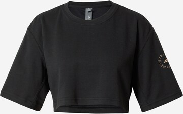 ADIDAS BY STELLA MCCARTNEY Performance Shirt 'Future Playground' in Black: front