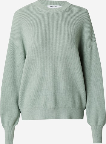 MSCH COPENHAGEN Sweater 'Acentia Rachelle' in Green: front