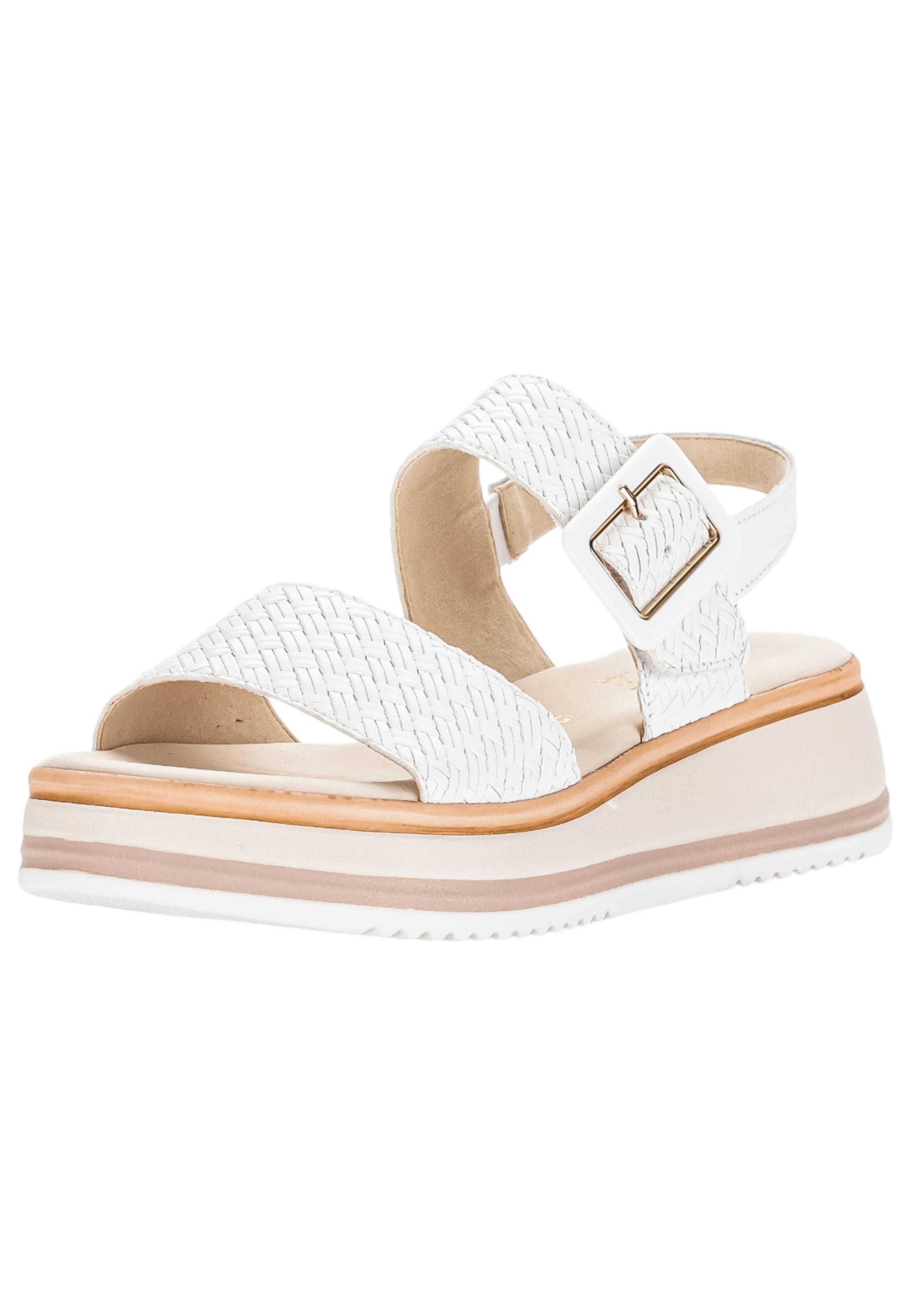 GABOR Sandaal in Wit: voorkant