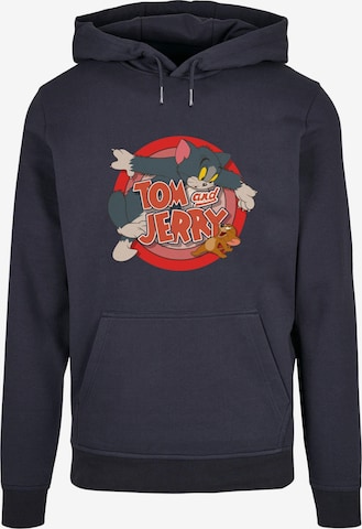 ABSOLUTE CULT Sweatshirt 'Tom And Jerry - Classic Catch' in Blauw: voorkant