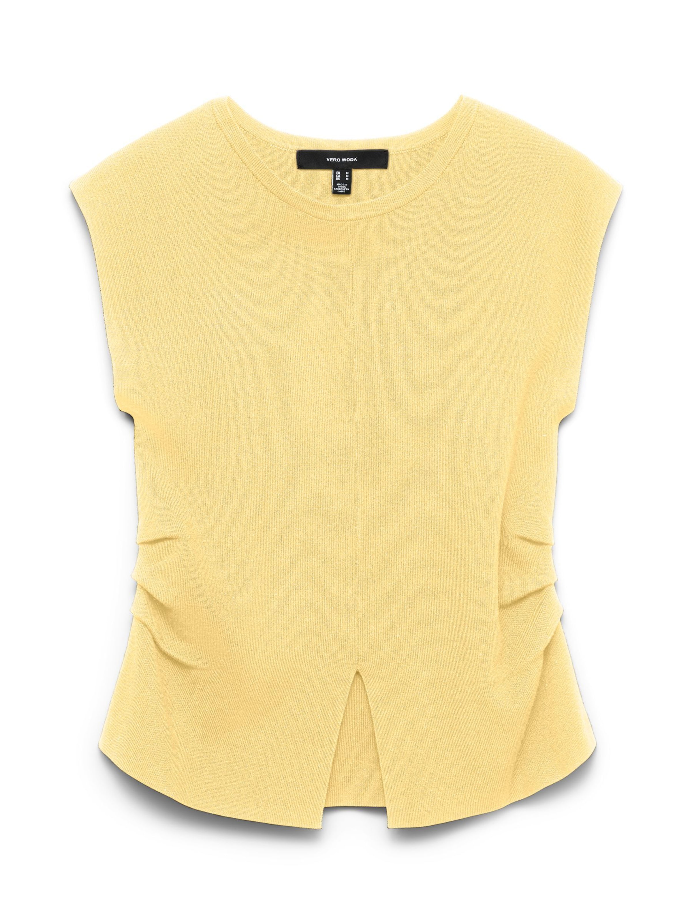 VERO MODA Knitted top 'VMKasey' in Yellow: front