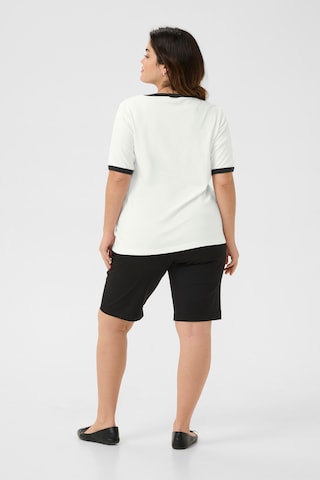 KAFFE CURVE - Camiseta en blanco