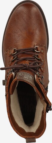 MUSTANG Lace-Up Ankle Boots in Brown