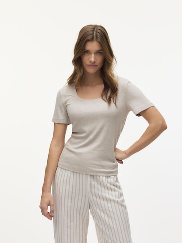 VERO MODA Shirt 'VMOmega' in Grey: front