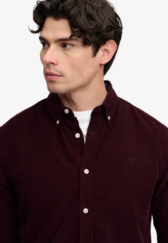Superdry & Co Regular fit Button Up Shirt in Red