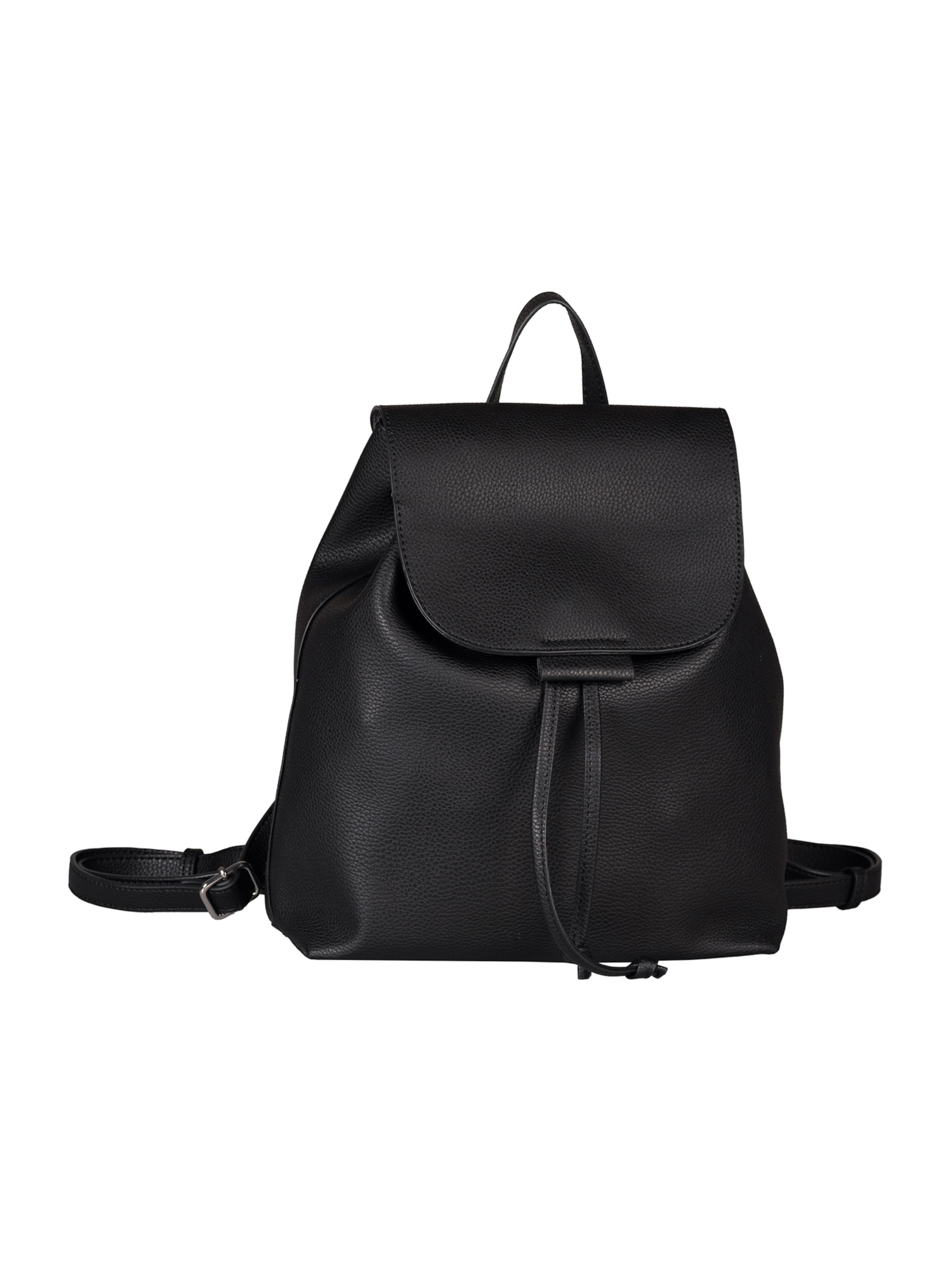 TOM TAILOR Rugzak in Zwart: voorkant