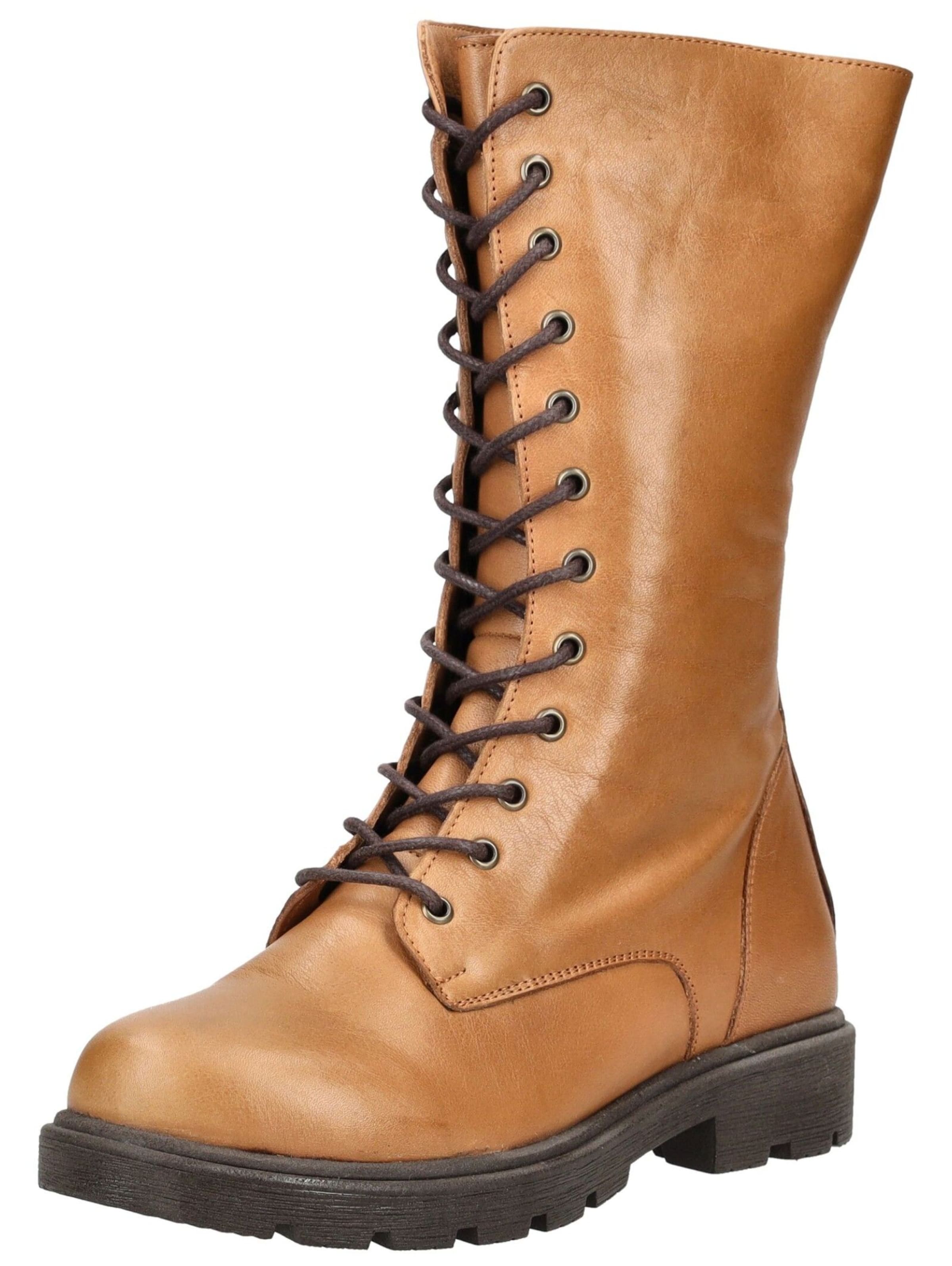 ANDREA CONTI Veterlaarsjes in Bruin: voorkant