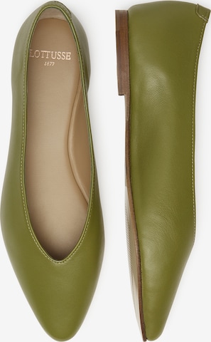 Ballerines 'Bel' LOTTUSSE en vert