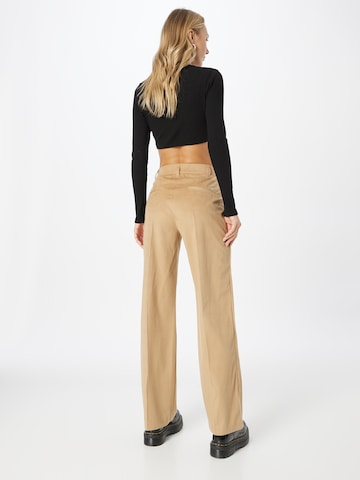 BRAX Wide leg Pants 'Maine' in Brown