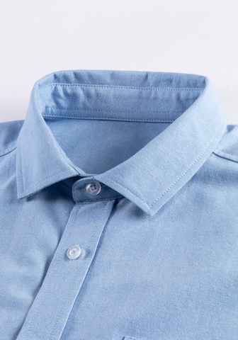 H.I.S Regular fit Business Shirt in Blue