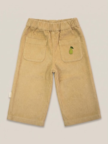 LouieLouie Hose 'Rosemary – Pear embroidery on pocket'‌ in Beige