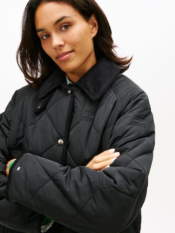 juoda TOMMY HILFIGER Žieminis paltas