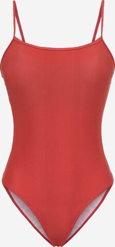 Bustier Maillot de bain 'Gina' LSCN by LASCANA en rouge : devant