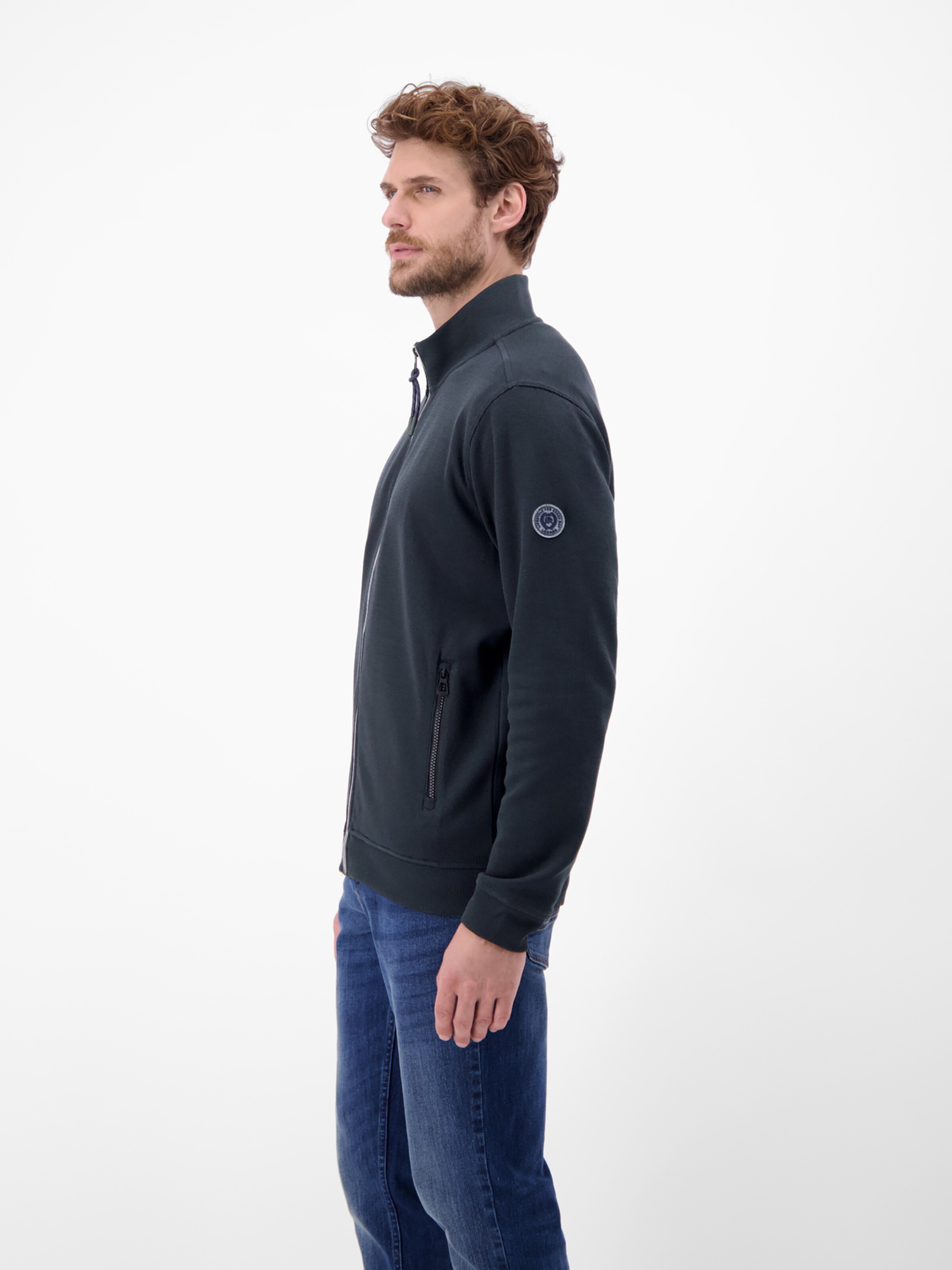 LERROS Sweatjacke in Blau
