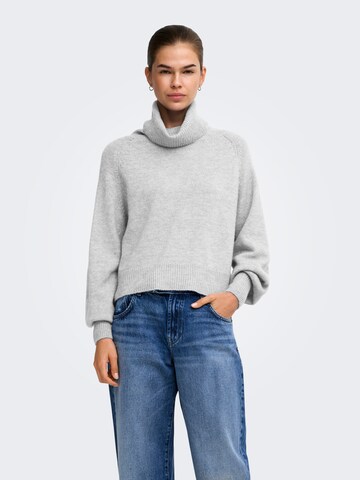 ONLY Sweater 'ONLOLIVIA' in Grey: front