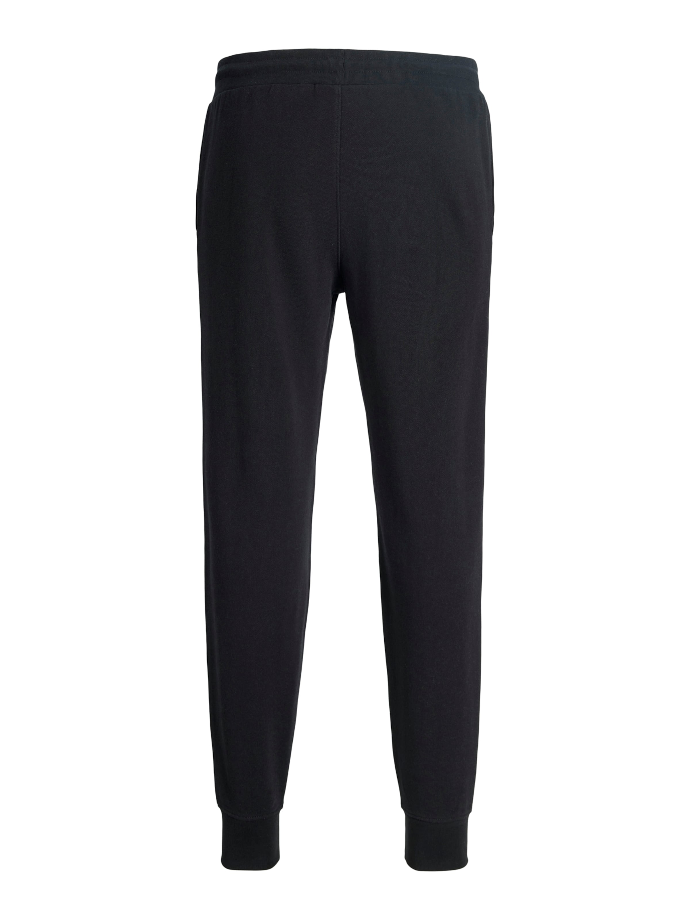 JACK & JONES - Tapered Pantalón 'JPSTGORDON' en negro