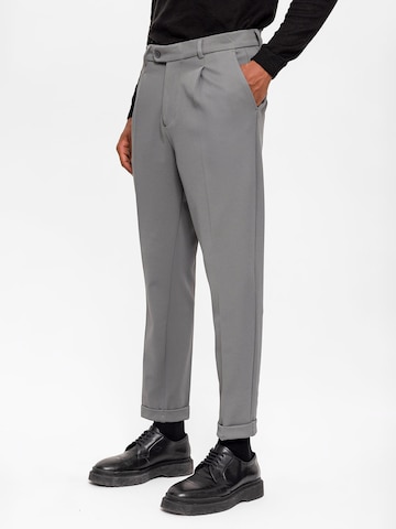 Antioch Regular Pleat-front trousers in Grey