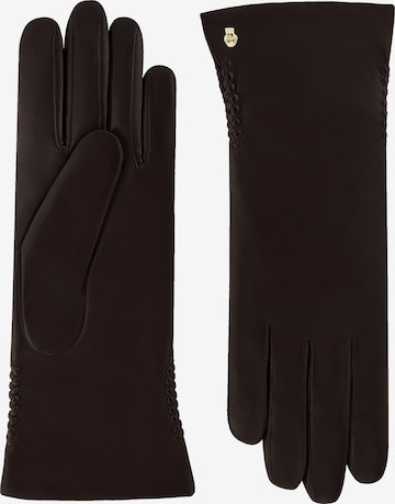 Roeckl Full Finger Gloves 'REGINA' in Brown: front