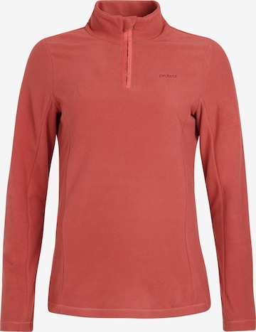 PROTEST Athletic Sweatshirt 'MUTEZ' in Red: front