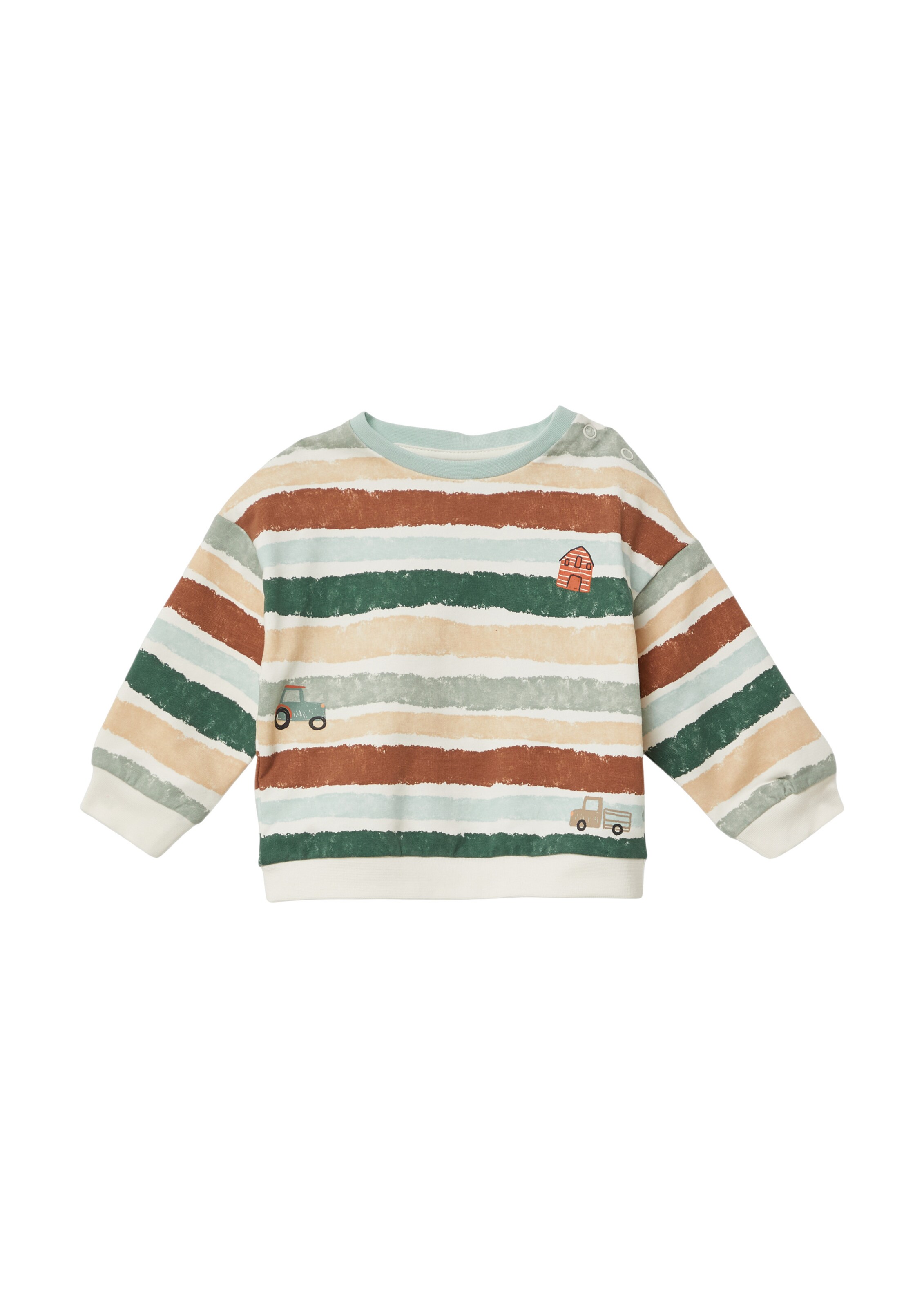 s.Oliver Sweatshirt in Beige: Vorderseite
