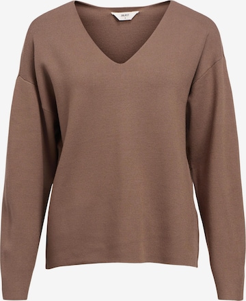 OBJECT Sweter 'OBJREYNARD' w kolorze brązowy: przód