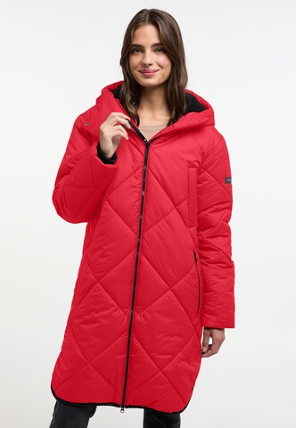 Frieda & Freddies NY Winter Coat 'Richelle' in Red: front