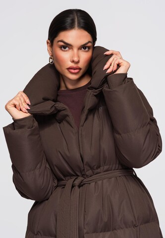 Ombre Winter jacket 'OW-JALJ-0104' in Brown