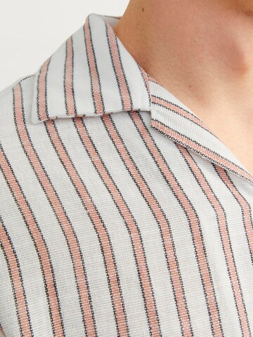 JACK & JONES Comfort Fit Hemd 'Jornoto' in Orange