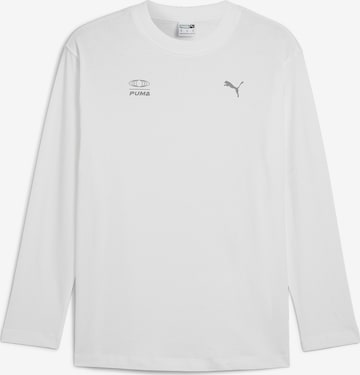 PUMA Performance Shirt 'DARE TO' in White: front