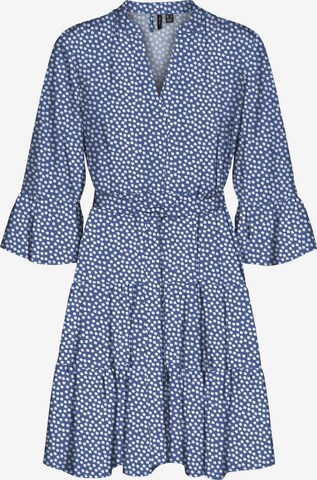 Vero Moda Curve Jurk 'ZERA' in Blauw: voorkant