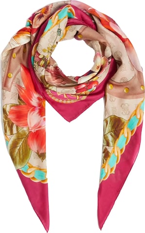 Foulard 'Flowers' di GUESS in rosa: frontale