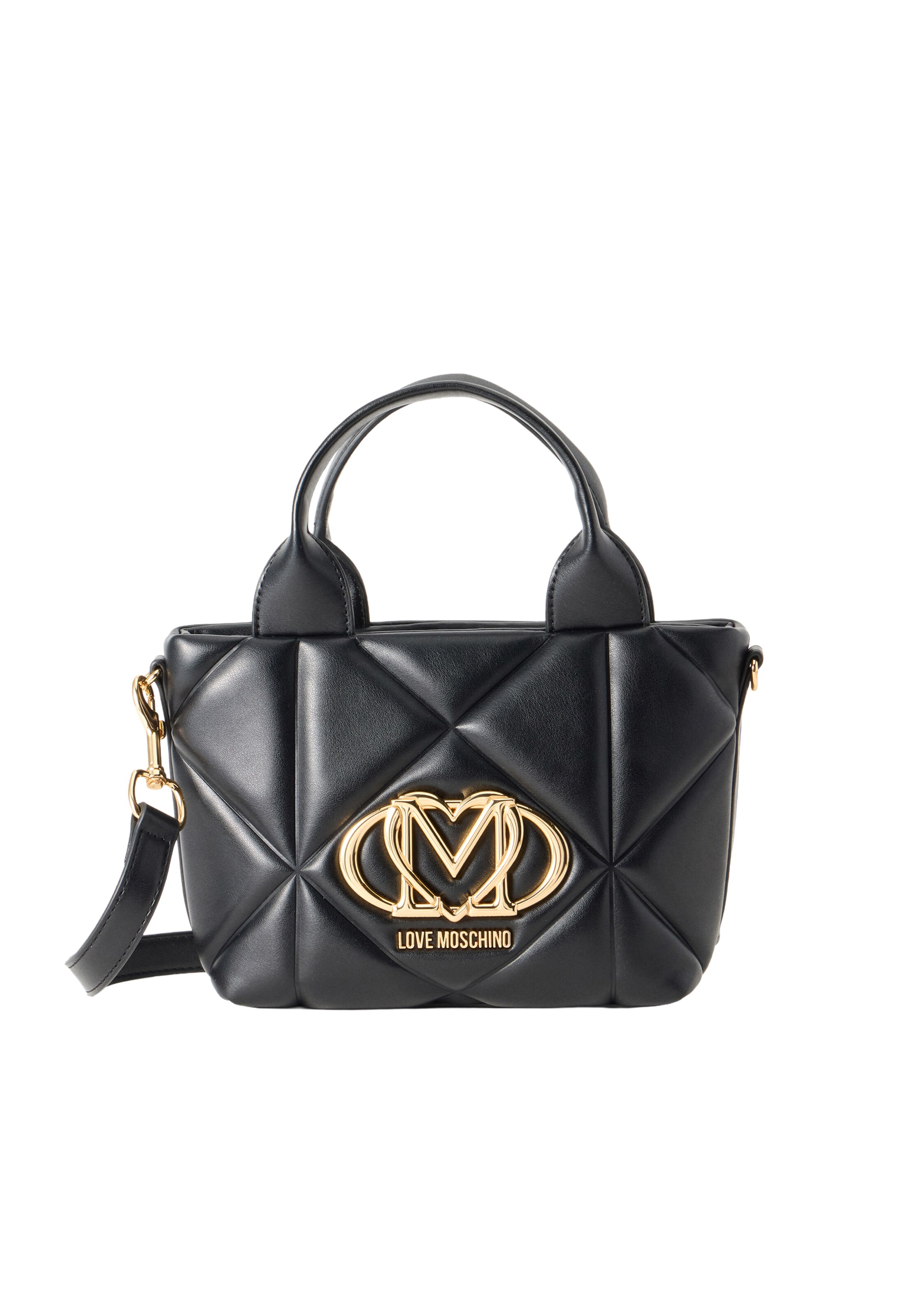 juoda Love Moschino Rankinė: priekis