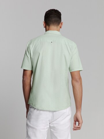 No Excess Regular fit Overhemd in Groen
