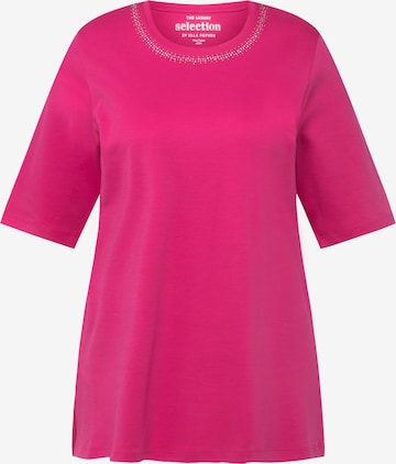 Ulla Popken Shirt in Roze: voorkant