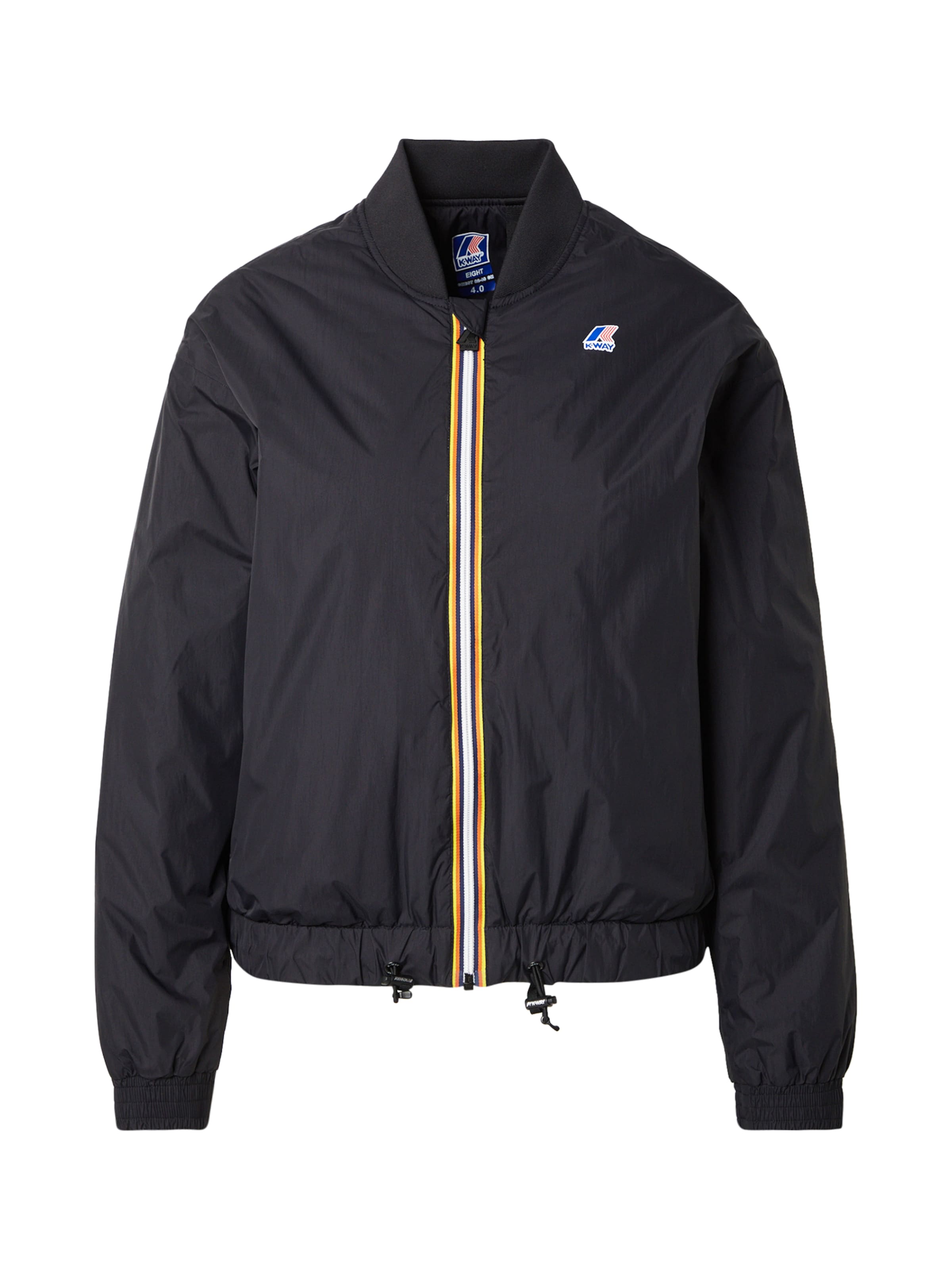 K-Way Φθινοπωρινό και ανοιξιάτικο μπουφάν 'Le Vrai 4.0 Azelie' σε μαύρο: μπροστά