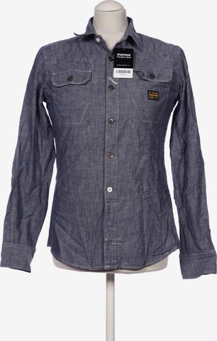 G-Star RAW Button Up Shirt in S in Blue: front