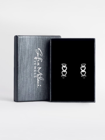 Sofia Milani Ohrringe 'Hearts'‌‌‌‌‌‌‌ in Silber