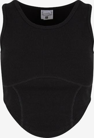 juoda Karl Kani Palaidinė be rankovių: priekis