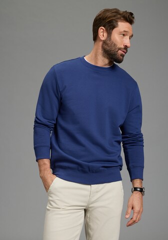 Man's World Sweatshirt in Blue: front