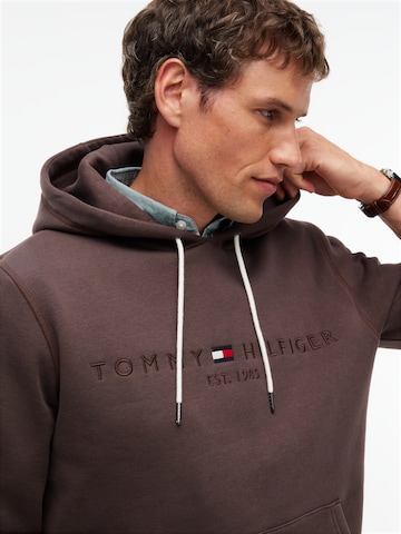 Regular fit Felpa di TOMMY HILFIGER in marrone