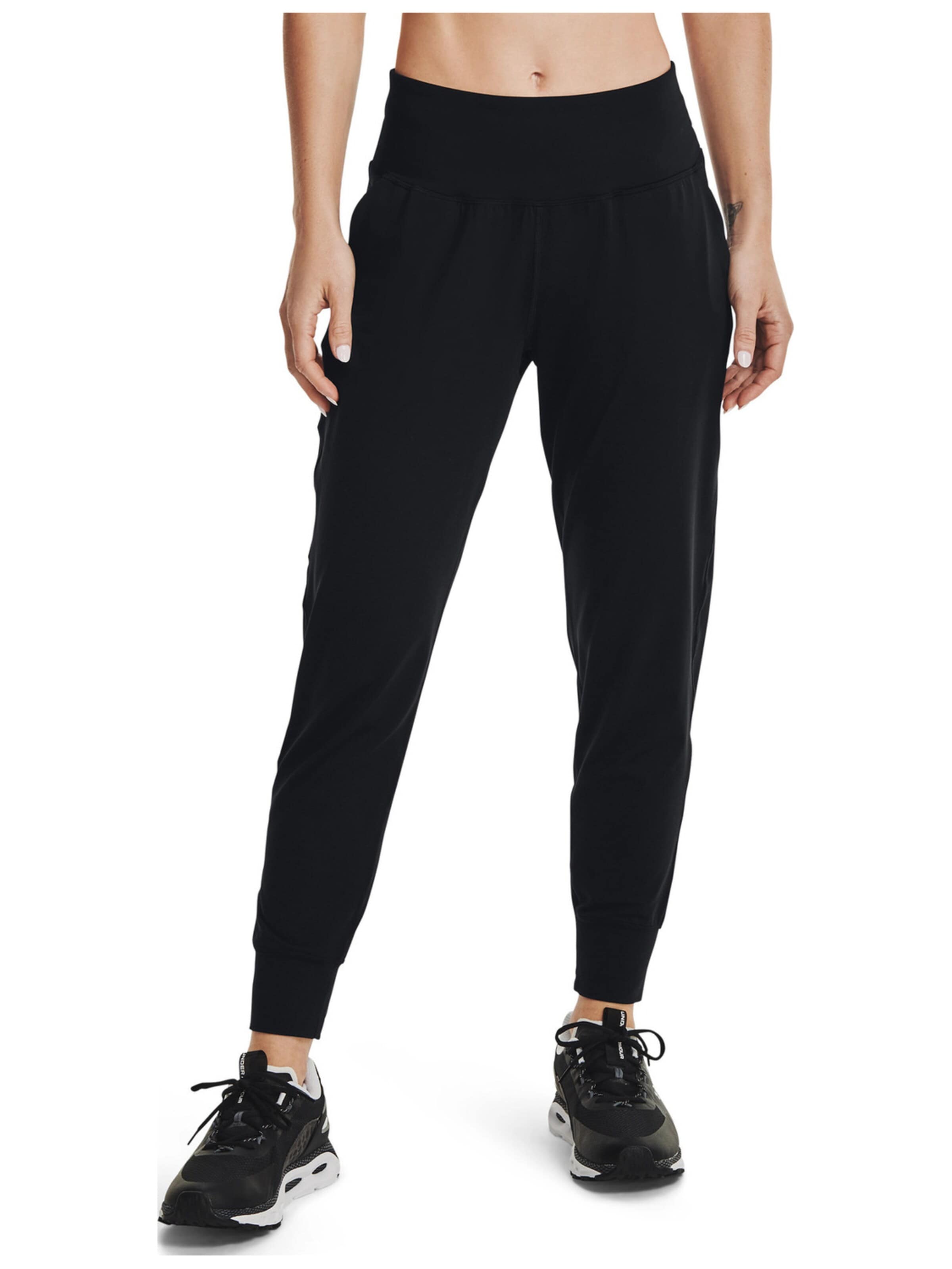 UNDER ARMOUR Regular Sports trousers 'Under Armour Meridian' in Black