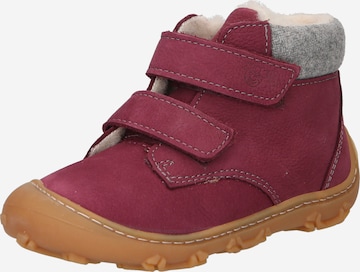 Pepino First-Step Shoes 'Nico' in Purple: front