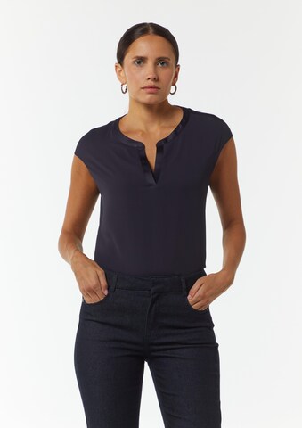 Camicia da donna di COMMA in blu: frontale