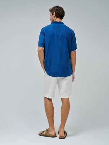 Salsa Jeans Regular fit Overhemd in Blauw