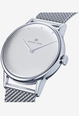 August Berg Analog Watch 'Serenity' in Silver