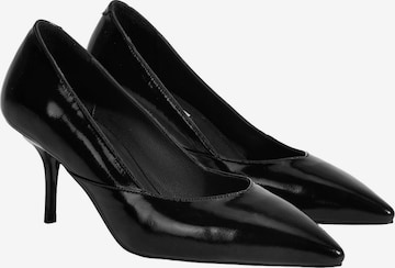 Desa - Zapatos destalonado 'Slip-Ons' en negro: frente