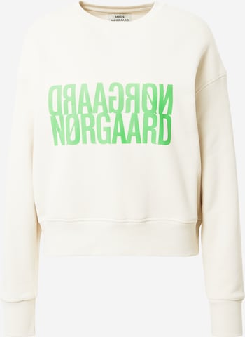 MADS NORGAARD COPENHAGEN Sweatshirt 'Tilvina' i beige: framsida