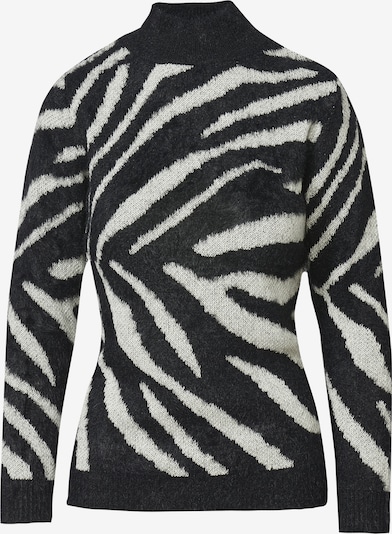 KOROSHI Pullover in schwarz / weiß, Produktansicht